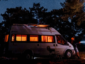 Camp spot 3 for autonomous recreational vehicle (RV)